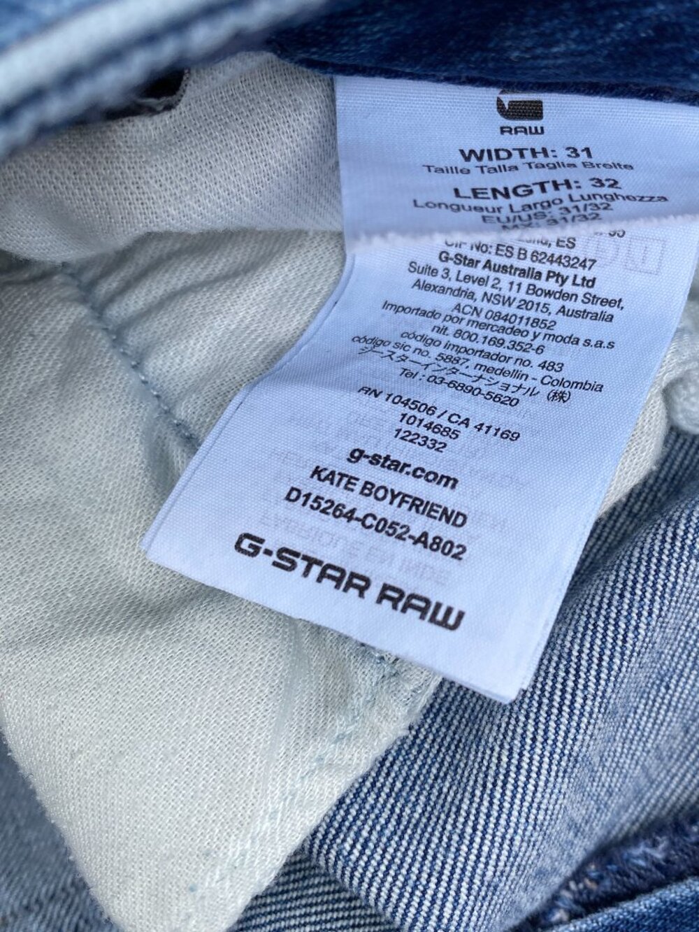 GStar Raw Kate Jean Size 12 - Picture 3 of 4